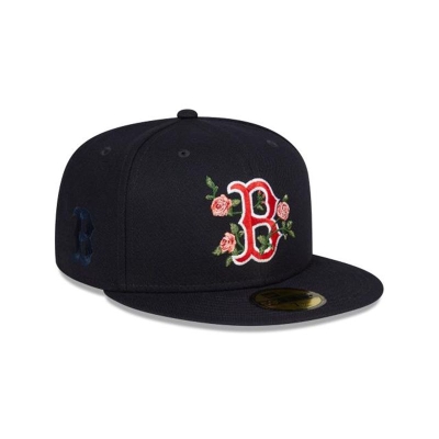 Sapca New Era Boston Red Sox MLB Bloom 59FIFTY Fitted - Albastri